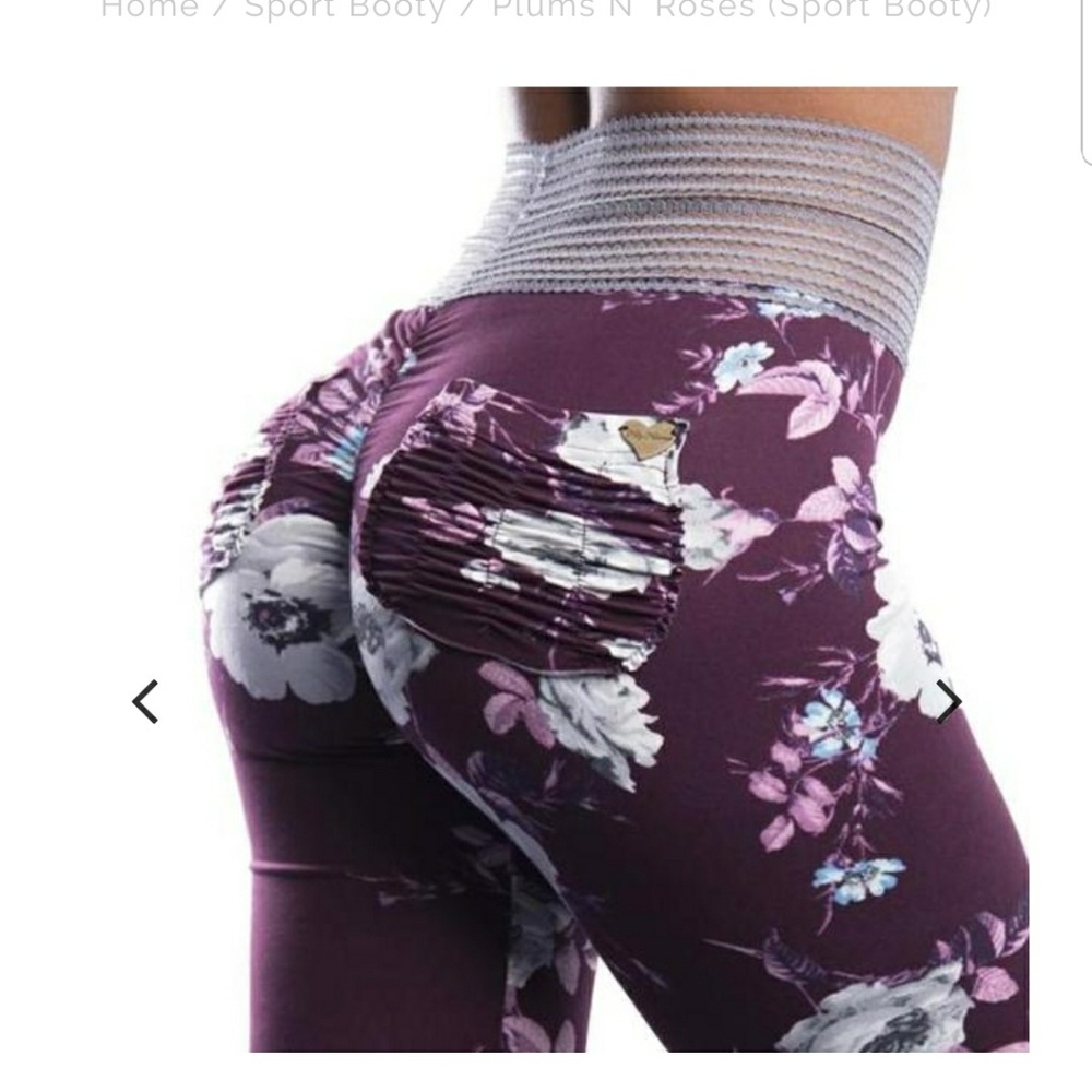 Plum N Roses Sport Booty Leggings